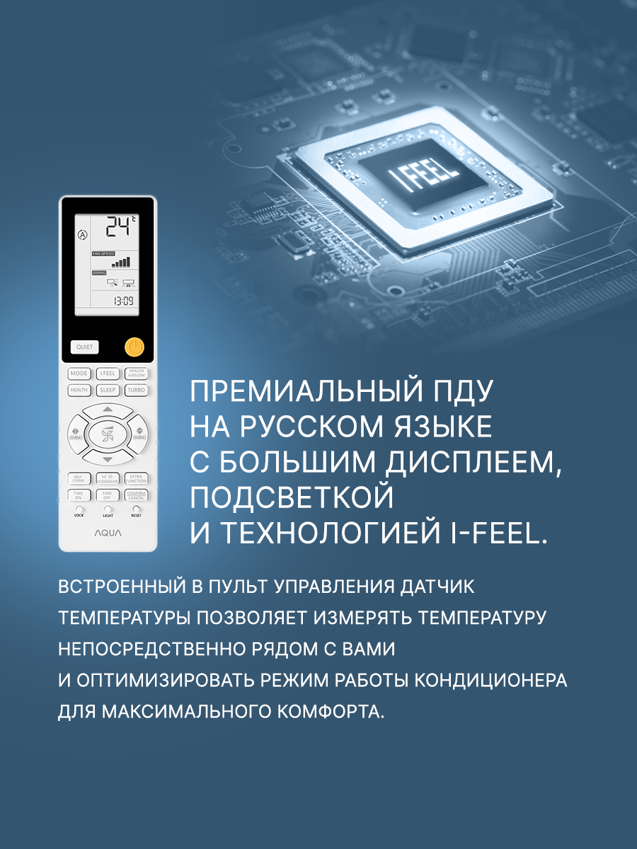Сплит-система Aqua AQI-70BIQ1/R3(IN)/AQI-70BIQ1/R3(OUT) Biwa Inverter — фото 6