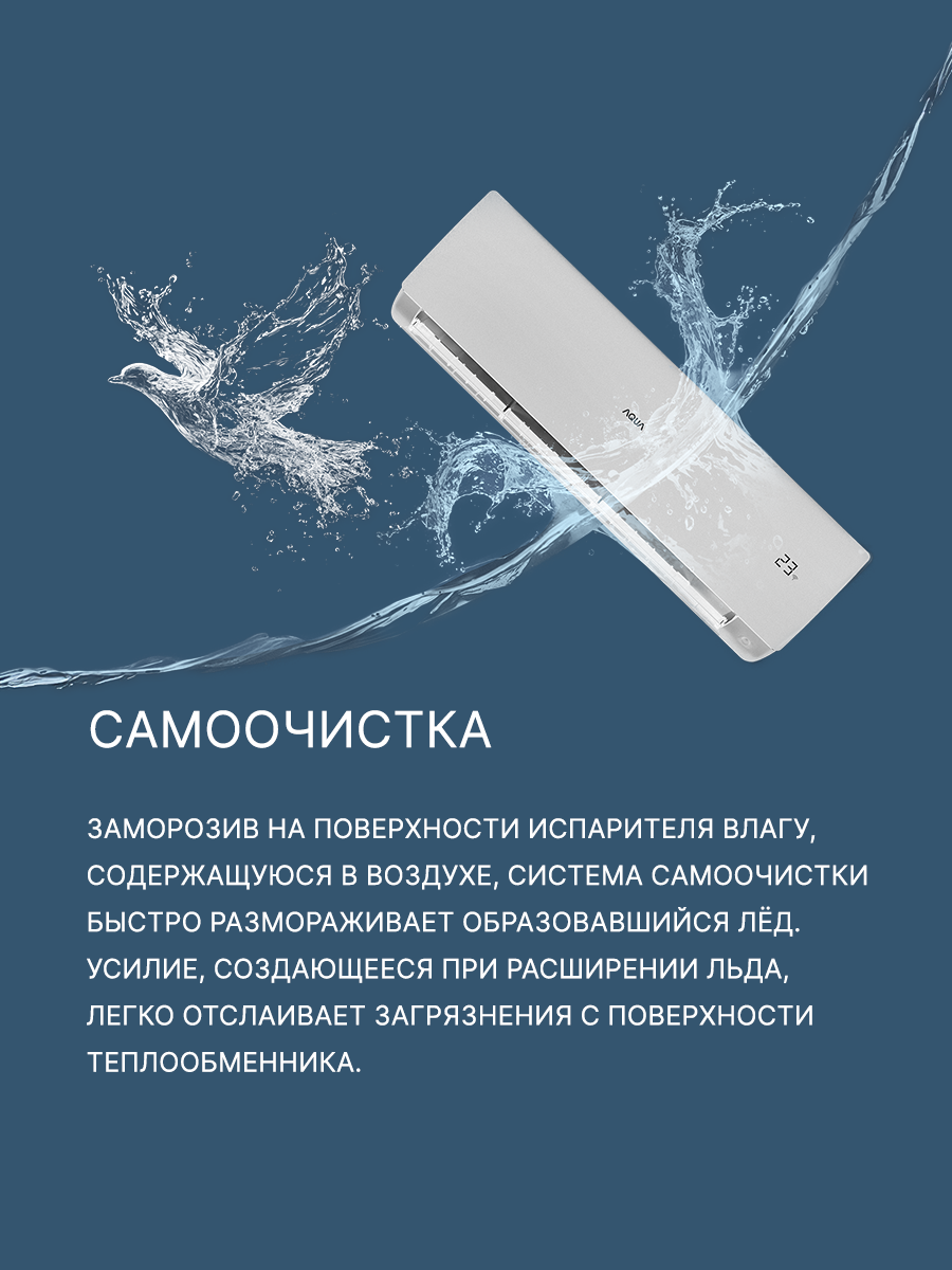 Сплит-система Aqua AQI-70BIQ1/R3(IN)/AQI-70BIQ1/R3(OUT) Biwa Inverter — фото 4