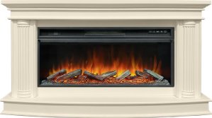 Каминокомплект Royal Flame Rome с очагом Vision 42 LOG LED слоновая кость