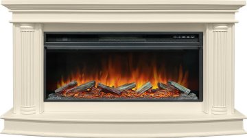 Каминокомплект Royal Flame Rome с очагом Vision 42 LOG LED слоновая кость