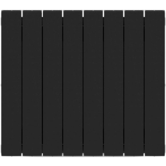 Изображение товара Биметаллический радиатор отопления Rifar Supremo 500 антрацит 8 секций боковое подключение