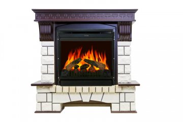 Каминокомплект Dimplex Pierre Luxe с очагом Gannon темный дуб