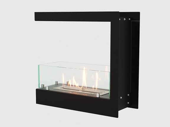 Изображение товара Встроенный биокамин Lux Fire Торцевой 490 S - стильное и безопасное отопление