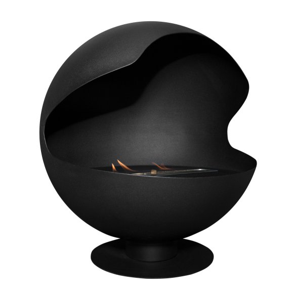 Изображение товара Поворотный напольный биокамин Royal Thermo Sphere 50 см черный