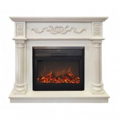 Каминокомплект RealFlame Silvia 26 WT с очагом MoonBlaze LUX Black