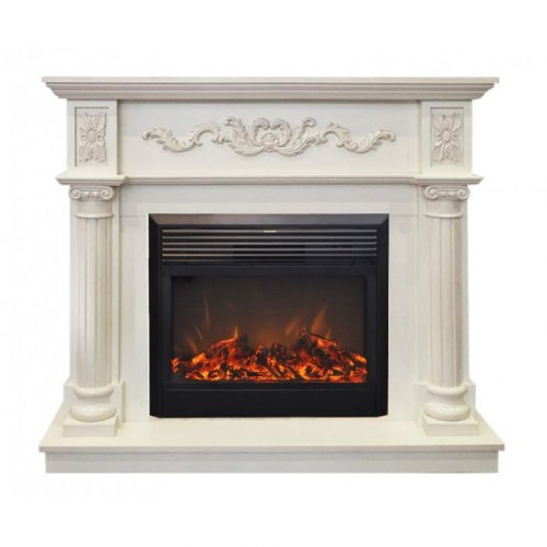Каминокомплект RealFlame Silvia 26 WT с очагом MoonBlaze LUX Black