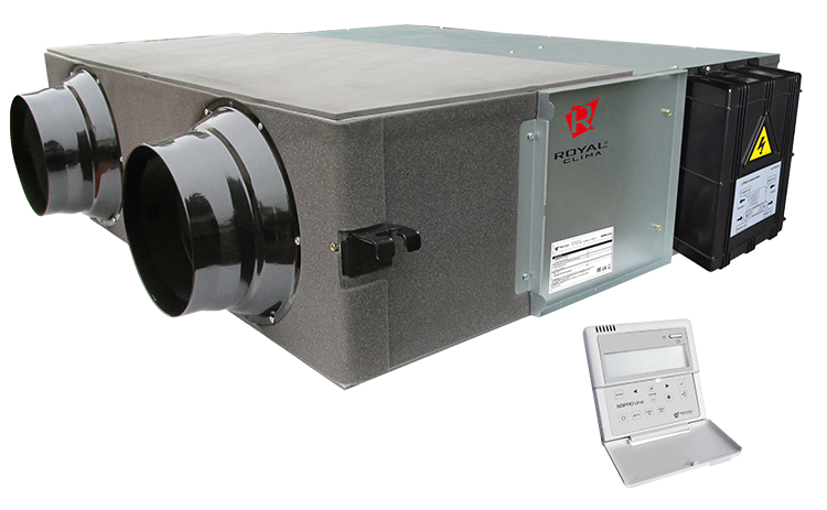 Приточно-вытяжная установка Royal Clima Soffio Uno RCS-1250-U Приточно-вытяжная установка Royal Clima Soffio Uno RCS-1250-U
