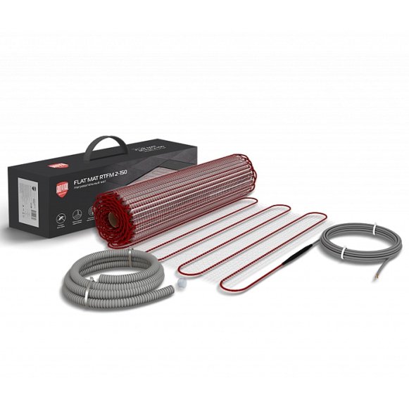 Изображение товара Комплект теплого пола Royal Thermo Flat Mat RTFM 2-150-3.5 с терморегулятором RTS-16