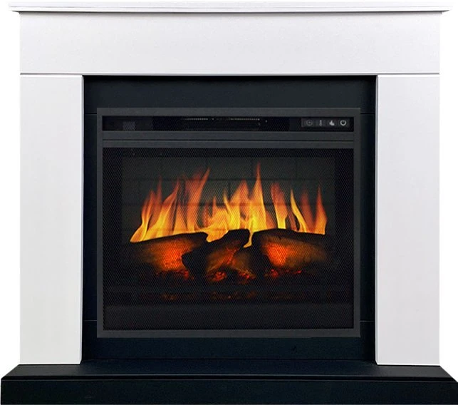Изображение товара Электрокаминокомплект Royal Flame Bergen 23 CRM с очагом LED 3D FX белый с черным Изображение товара Электрокаминокомплект Royal Flame Bergen 23 CRM с очагом LED 3D FX белый с черным