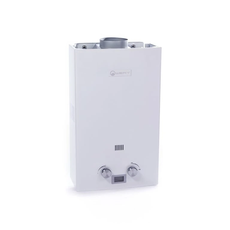 Изображение товара Газовый проточный водонагреватель WertRus 10E White 20 кВт для дома и квартиры