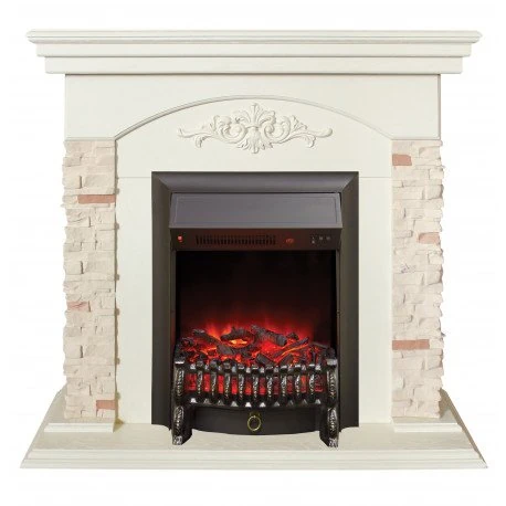 Изображение товара Каминокомплект RealFlame Neapolis WT с очагом Fobos Lux Black S