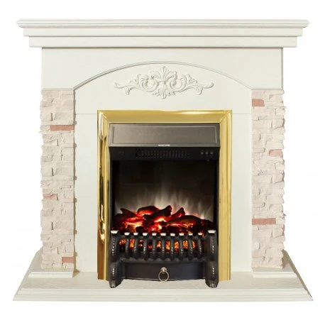 Изображение товара Электрокамин комплект RealFlame Neapolis WT с очагом Fobos Lux Brass S 58 кг Изображение товара Электрокамин комплект RealFlame Neapolis WT с очагом Fobos Lux Brass S 58 кг