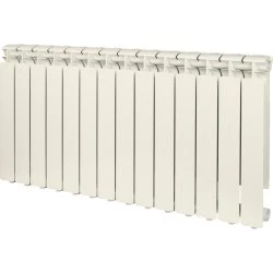 Изображение товара Алюминиевый секционный радиатор STOUT Bravo 500 x14 белый 2450 Вт Россия