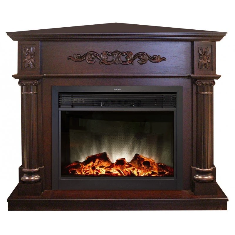 Изображение товара Электрокамин комплект RealFlame Silvia Corner 26 AO с эффектом живого пламени