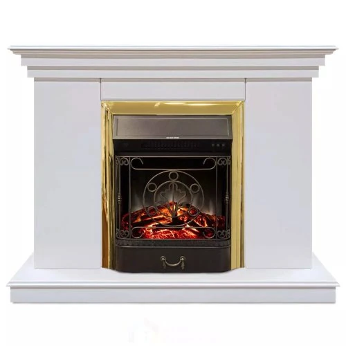 Изображение товара Каминокомплект Хорошие Камины Марс с очагом RealFlame Majestic Lux BR S белый