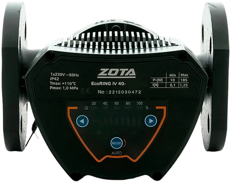 Изображение товара Циркуляционный насос Zota EcoRING IV 40-60F 220 Изображение товара Циркуляционный насос Zota EcoRING IV 40-60F 220