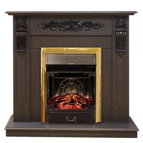 Изображение товара Каминокомплект RealFlame Dominica STD/EUG DN с очагом Majestic Lux Brass S