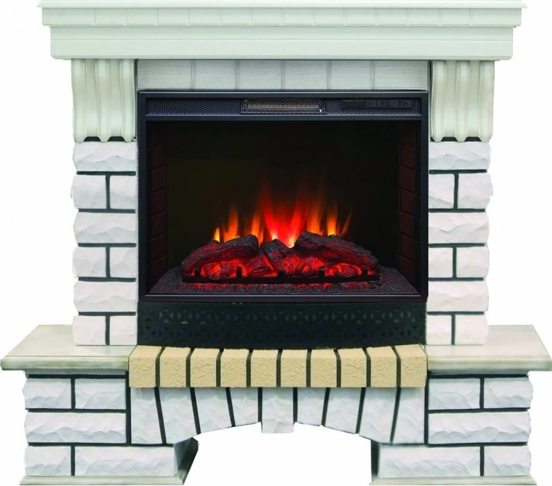Изображение товара Каминокомплект RealFlame Country 25/25,5 WT с очагом Sparta 25,5 LED стильный электрокамин Изображение товара Каминокомплект RealFlame Country 25/25,5 WT с очагом Sparta 25,5 LED стильный электрокамин