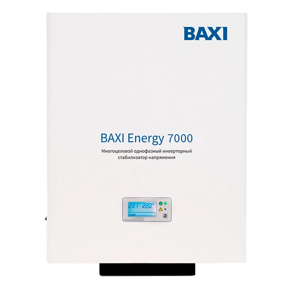 Изображение товара Инверторный стабилизатор напряжения Baxi Energy 7000, 5.5 кВт, 1Ф