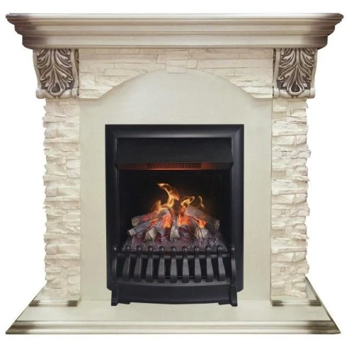 Изображение товара Каминокомплект RealFlame Dublin LUX STD/EUG WT с очагом 3D Oregan