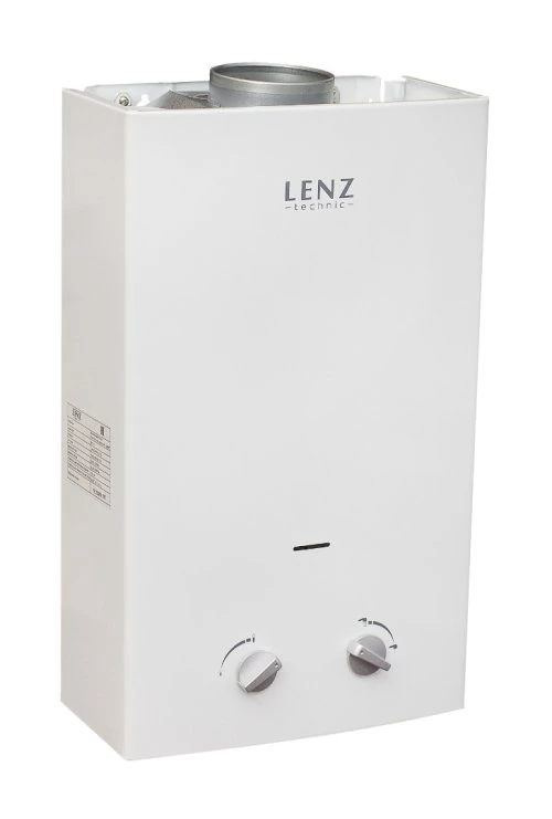 Изображение товара Газовый проточный водонагреватель Lenz Technic 10L White