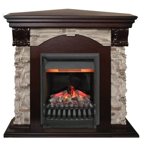 Изображение товара Каминокомплект RealFlame Dublin ROCK Corner STD/EUG AO с очагом 3D Oregan