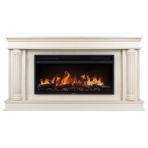 Изображение товара Каминокомплект Firelight Olympia 42/40/36 + очаг Electrolux EFP/P-4220LS слоновая кость с золотой патиной