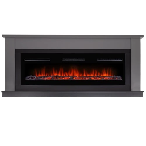 Изображение товара Каминокомплект Firelight Canto Long с очагом Electrolux Infinity EFP/P-1600ULS графит/черный