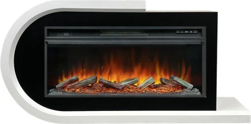 Изображение товара Каминокомплект Royal Flame Basel L с очагом Vision 42 LOG LED белый с черным