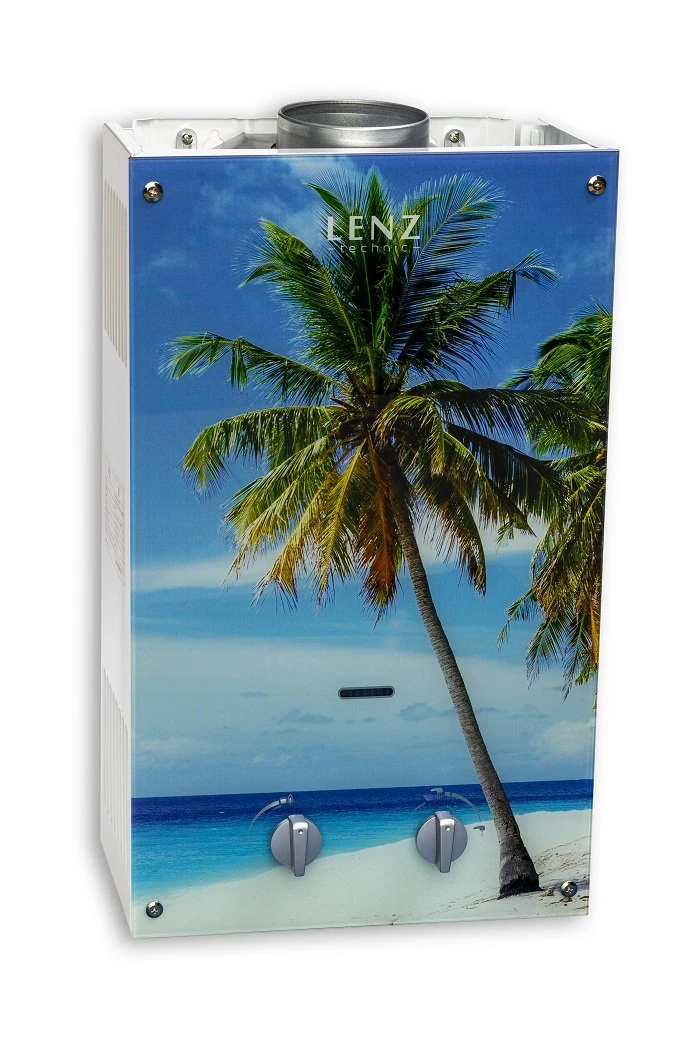Изображение товара Газовый проточный водонагреватель Lenz Technic 10L Resort настенный с автоматическим розжигом