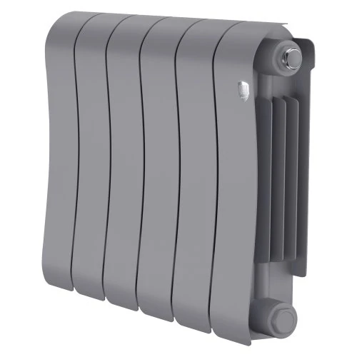 Изображение товара Биметаллический радиатор отопления Royal Thermo Infinity 300 6 секций Silver Satin