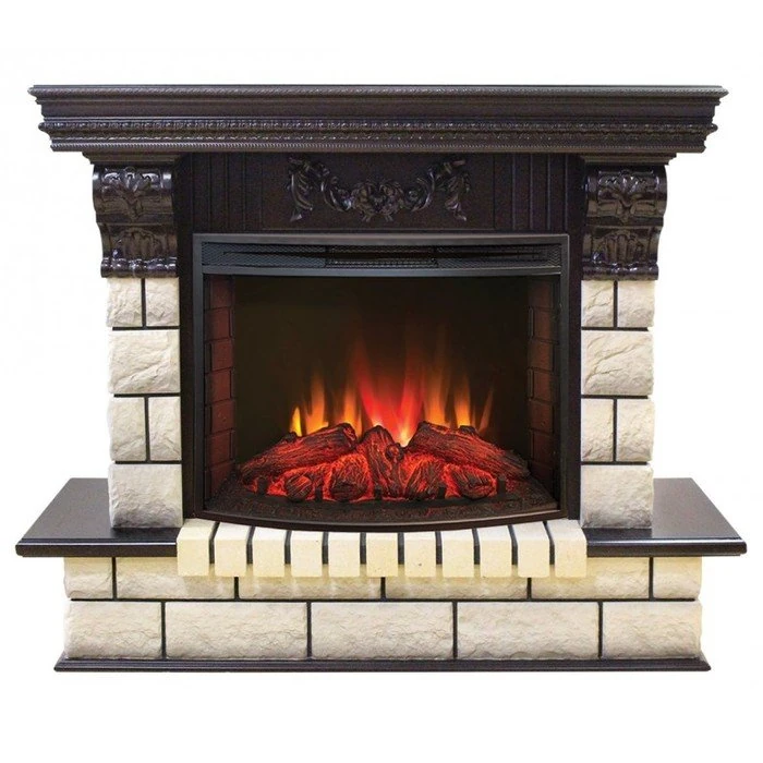 Изображение товара Каминокомплект RealFlame Gracia 25'5/24 AO с LED очагом Evrika 25,5