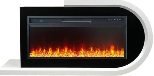 Изображение товара Каминокомплект Royal Flame Basel R с очагом Vision 42 LED белый с черным