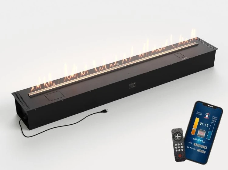 Изображение товара Автоматический биокамин Lux Fire Genius-I 1800 с управлением со смартфона Изображение товара Автоматический биокамин Lux Fire Genius-I 1800 с управлением со смартфона