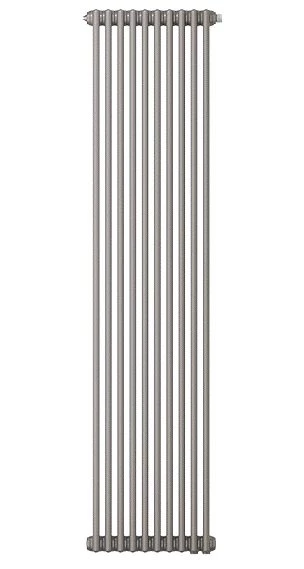 Изображение товара Радиатор Zehnder Carleston 2180 TL 8 секций, сталь, серебристый