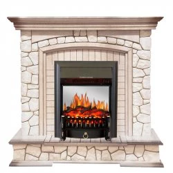 Изображение товара Каминокомплект Royal Flame Preston с очагом Fobos FX M Black