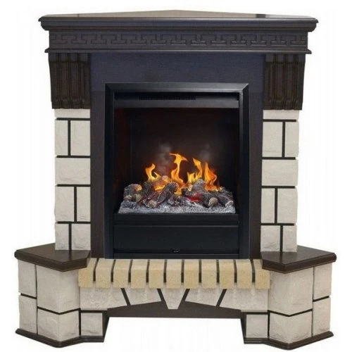 Изображение товара Каминокомплект RealFlame Stone Corner new STD/EUG с очагом 3D Olympic