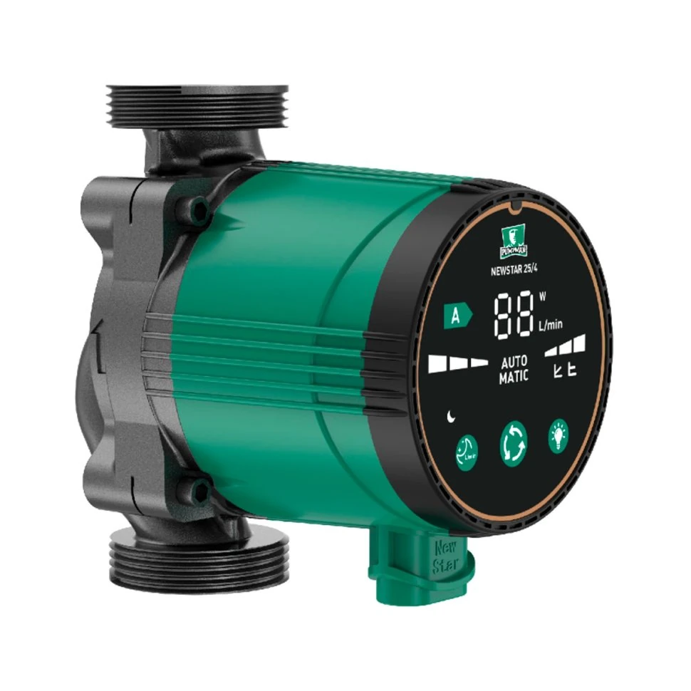 Изображение товара Циркуляционный насос Pumpman NEWSTAR25/6-130 для отопления и ГВС бытовых систем Изображение товара Циркуляционный насос Pumpman NEWSTAR25/6-130 для отопления и ГВС бытовых систем