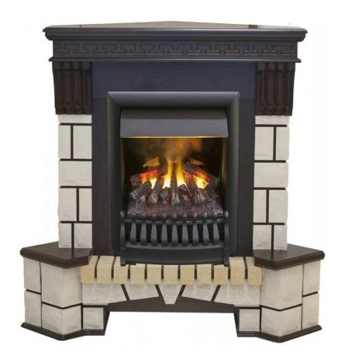 Изображение товара Каминокомплект RealFlame Stone Corner new STD/EUG с очагом 3D Oregan