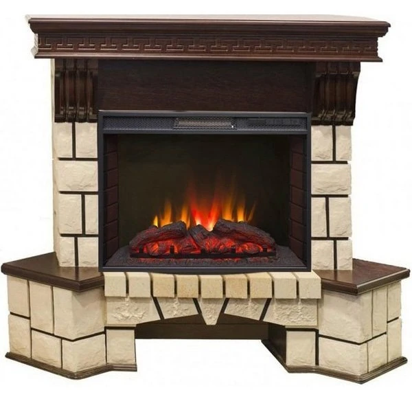 Изображение товара Электрокамин RealFlame Stone new 25/25,5 с очагом Sparta LED 2 кВт