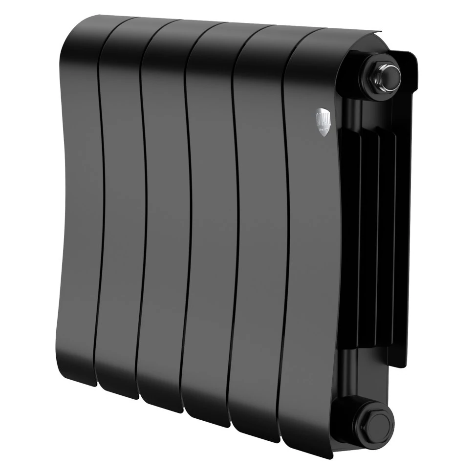 Изображение товара Биметаллический радиатор Royal Thermo Infinity 300 6 секций Noir Sable Изображение товара Биметаллический радиатор Royal Thermo Infinity 300 6 секций Noir Sable