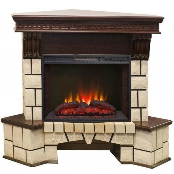 Изображение товара Электрокамин угловой RealFlame Stone Corner new 25/25,5 с LED эффектом Изображение товара Электрокамин угловой RealFlame Stone Corner new 25/25,5 с LED эффектом