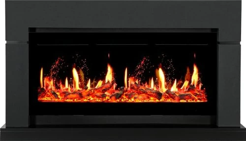 Изображение товара Каминокомплект Royal Flame Lindos с очагом 5D V-ART 40 серый графит
