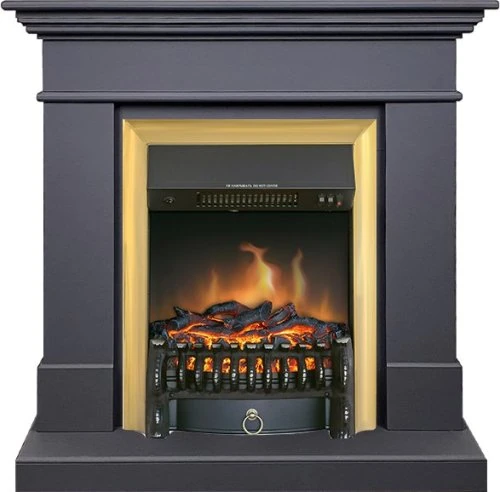 Изображение товара Каминокомплект Royal Flame California STD SFT с очагом Fobos FX Brass серый графит (разборный)