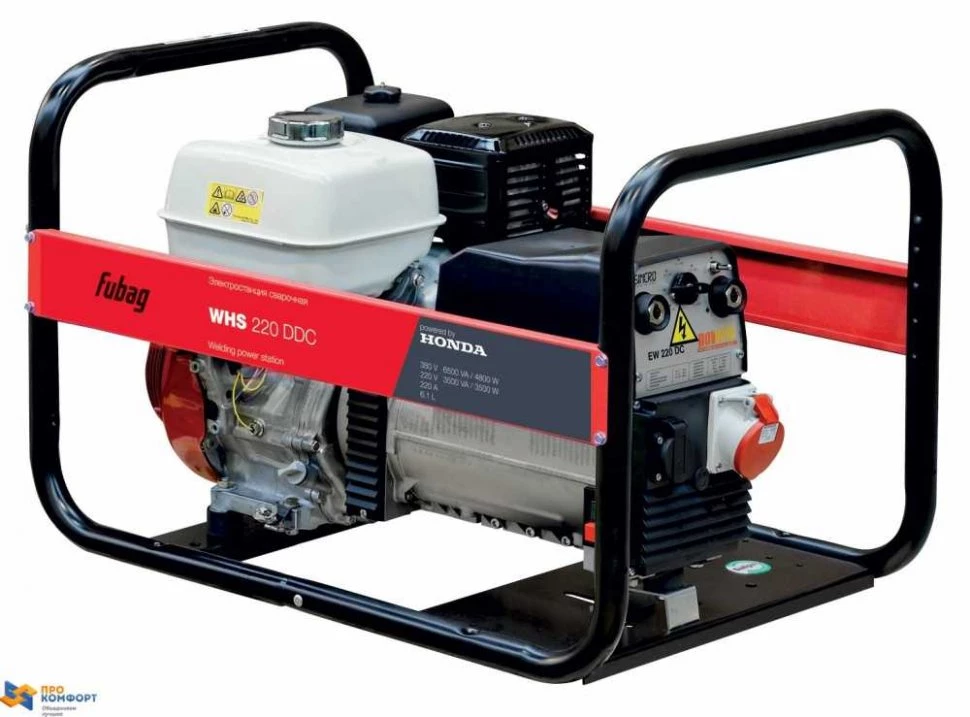 Изображение товара Бензиновая сварочная электростанция Fubag WHS 220 DDC 13 л.с. 4800 Вт