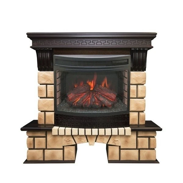 Изображение товара Электрокамин RealFlame Stone Brick 25/25,5 с очагом Firefield IR 25 S