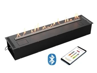 Изображение товара Автоматический биокамин Lux Fire Smart Flame 1300 RC встраиваемый стильный дизайн