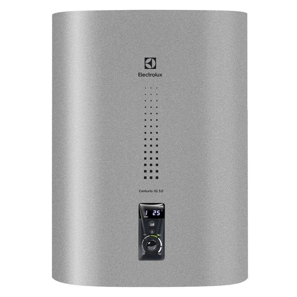 Изображение товара Накопительный водонагреватель Electrolux Centurio IQ 3.0 Silver Wi-Fi управление Изображение товара Накопительный водонагреватель Electrolux Centurio IQ 3.0 Silver Wi-Fi управление