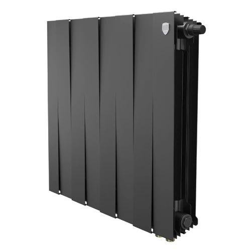 Изображение товара Биметаллический радиатор отопления Royal Thermo PianoForte 500 черный VR80 8 секций