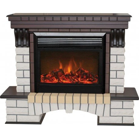 Изображение товара Каминокомплект RealFlame Country 26 AO с очагом MoonBlaze LUX Black/Brass